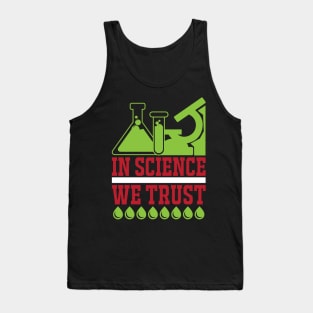 In Science We Trust T Shirt For Women Men Tank Top